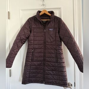 Patagonia Women's Radalie Parka in Deep Mahogany EUC